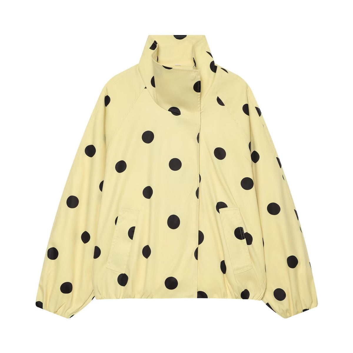 Women's polka dot pilot jacket Coat