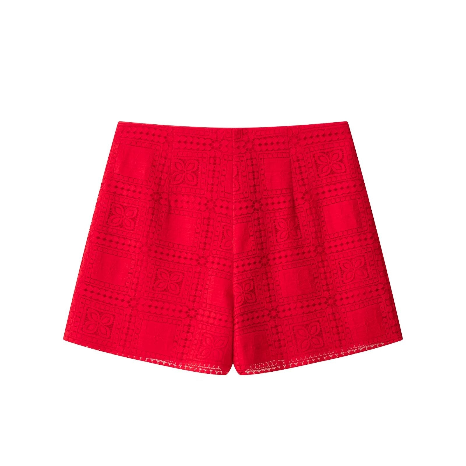 suit Women's 2 pieces rope knot buckle lace top+shorts