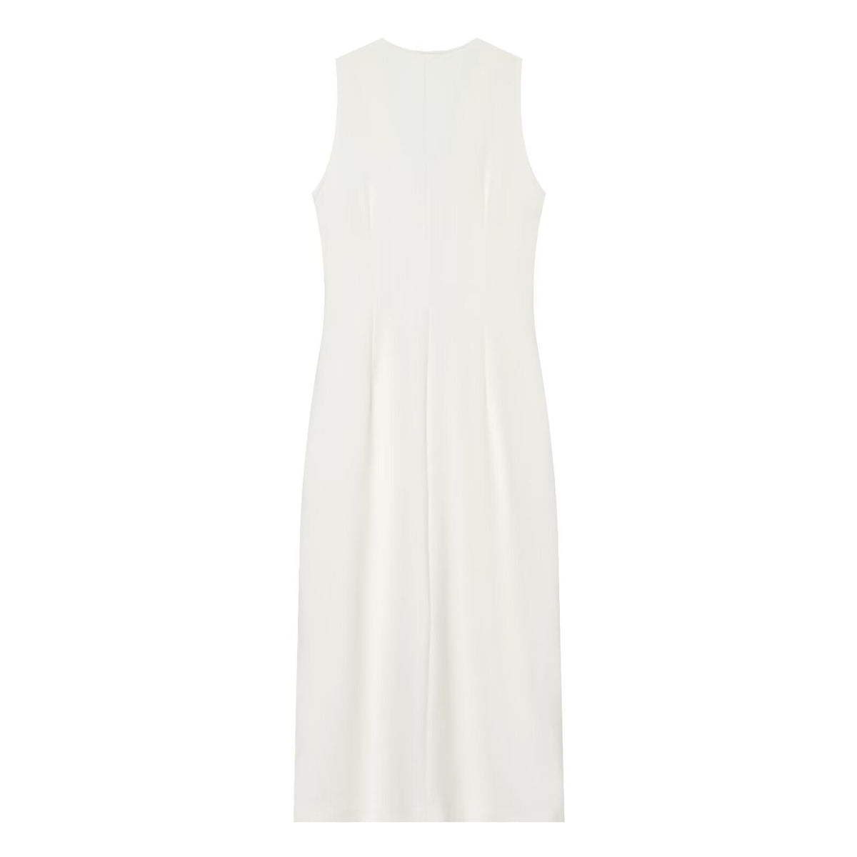 Women's Rope knot buckle decoration MIDI dress
