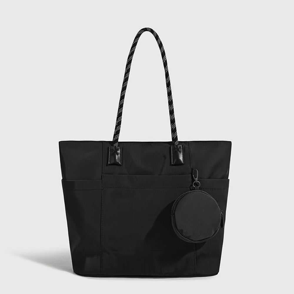 #129 Women's new joker zipper shoulder strap portable shoulder bag