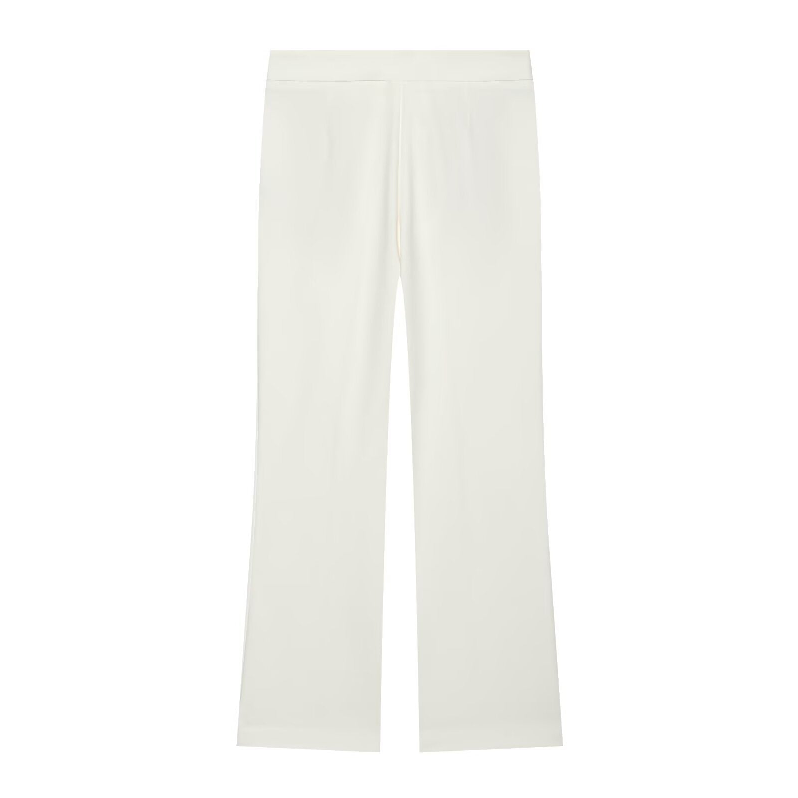 suit Women's 2 pieces pleated decorative slim vest+mini flared pants