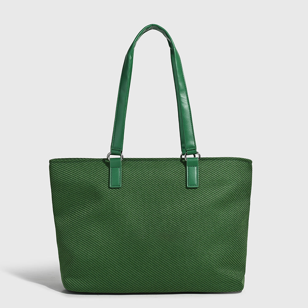 #109 Women's new leisure zipper large-capacity shoulder bag