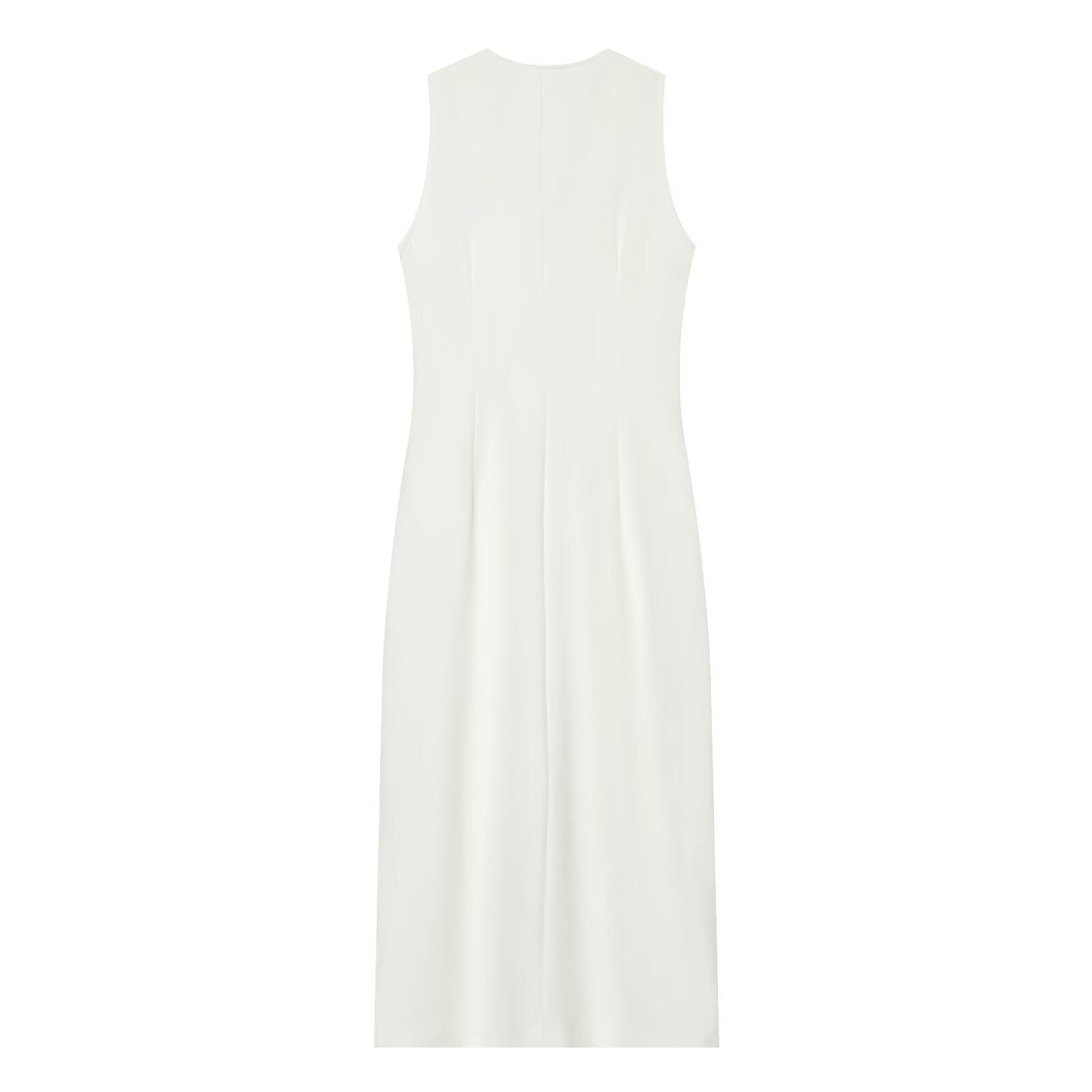 Women's Rope knot buckle decoration MIDI dress