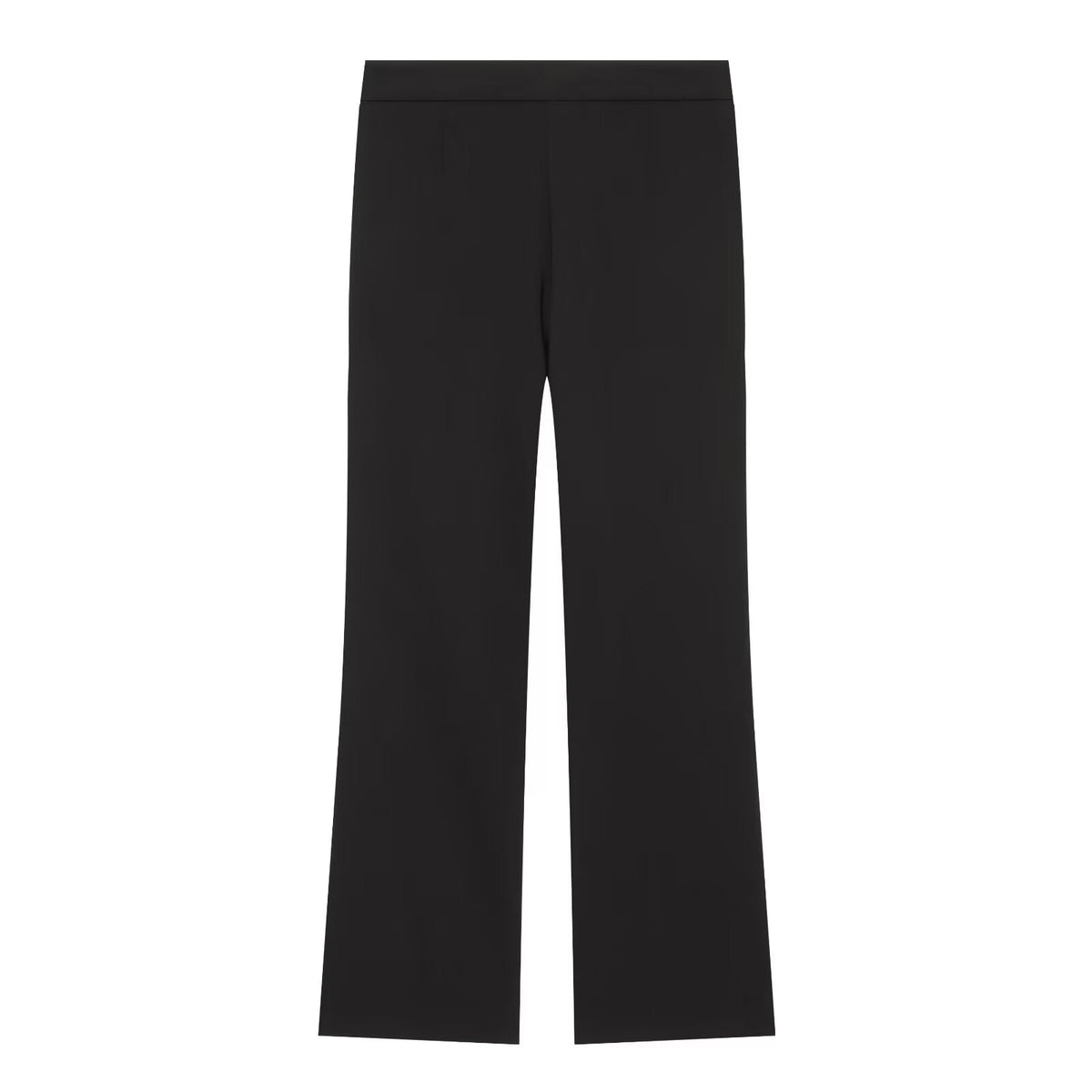suit Women's 2 pieces pleated decorative slim vest+mini flared pants