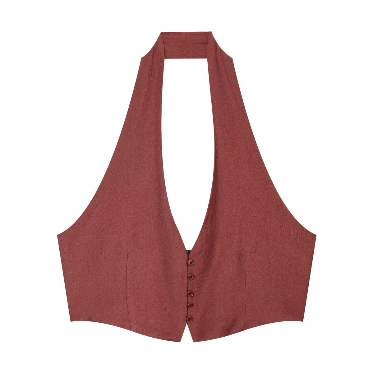 suit Women's 2 pieces bow decoration Wrapping style pants + Hanging neck top