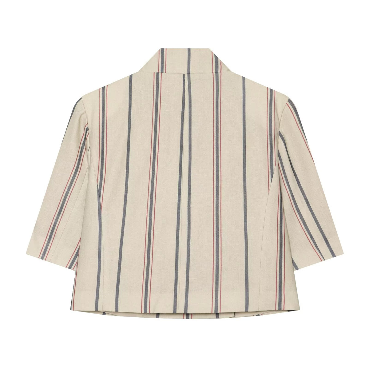 suit Women's 2 pieces short striped Blazer Coat +Pants