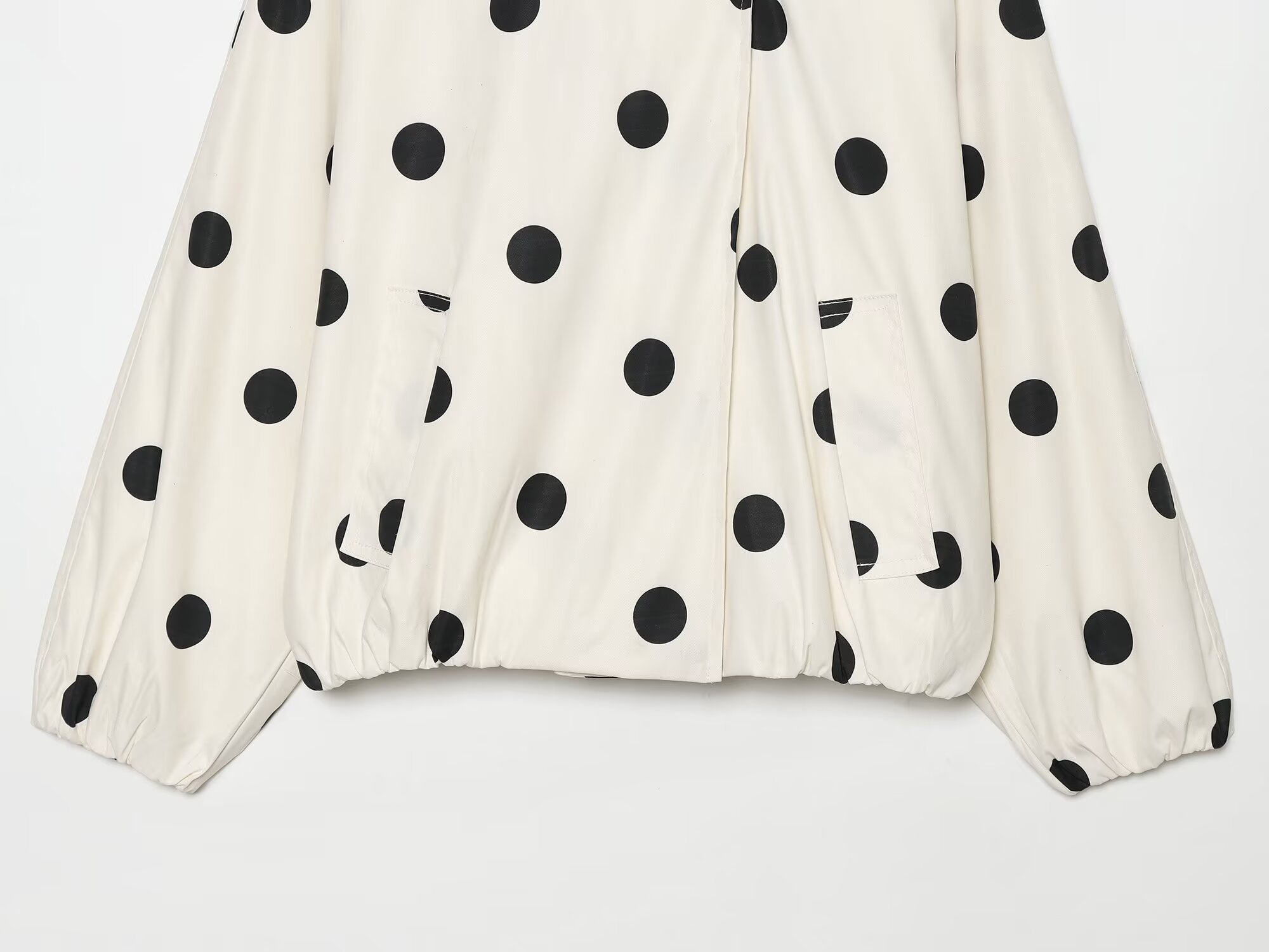 Women's polka dot pilot jacket Coat