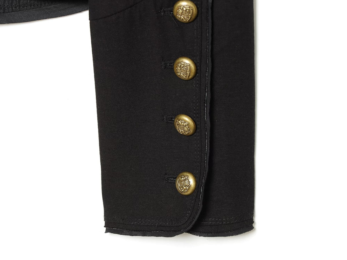 Women's rope knot decorative stand collar jacket