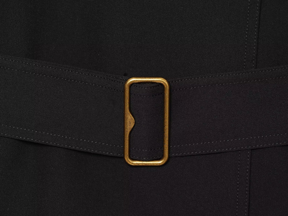 Women's With Belt stand collar windbreaker Coat